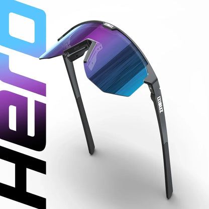 B BLIZ HERO Photochromic Cycling Glasses MTB Road Cycling Goggles Windproof UV Protection Sunglasses Polarized Sports Eyewear