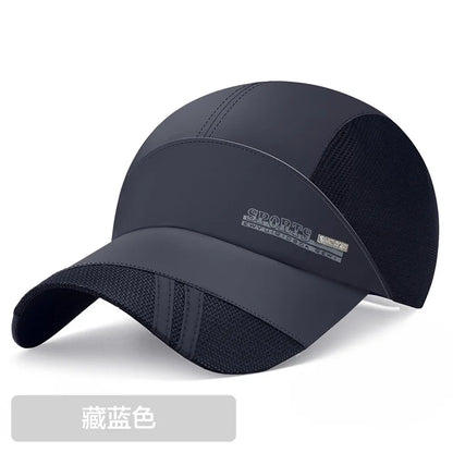 Running Hat Mesh Sports Cap Lightweight Quick Drying Runner Cap for Men Wom