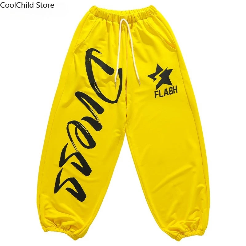 Boys Hip Hop Cool Sweatshirt Vest Street Dance Cargo Pants Girls K-pop Jazz Costumes Children Teens Clothes Sets Kids Streetwear