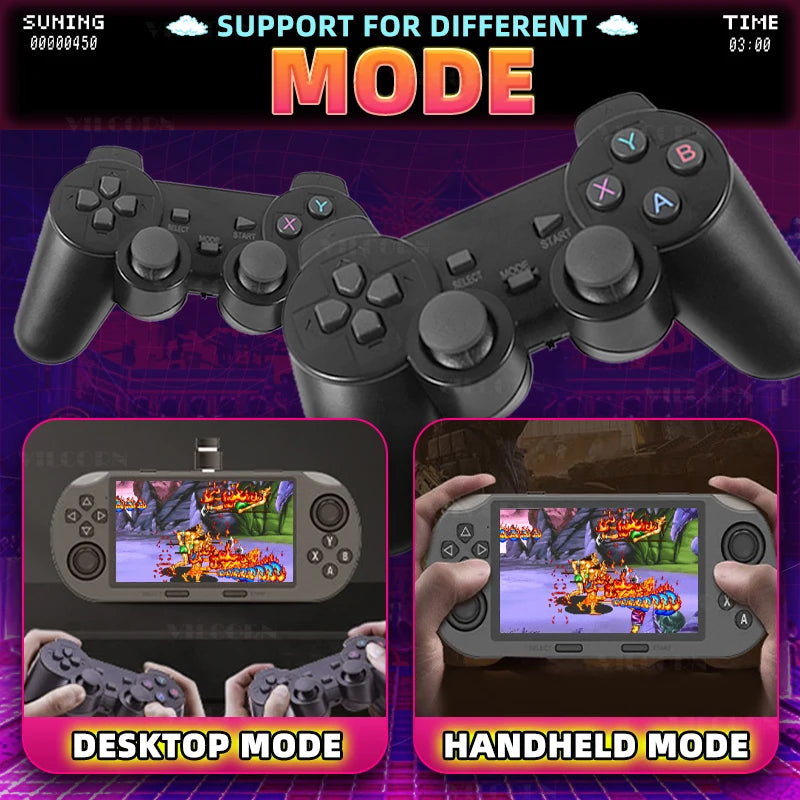 NEW SF3000 Portable Handheld Game Console Pocket Video Game Player 20000 Games For PS1 SFC Gameboy Machine Gift For Kids