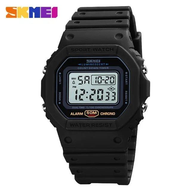 SKMEI 1628 Luxury Digital Men's Watch Sports Waterproof Military Backlight