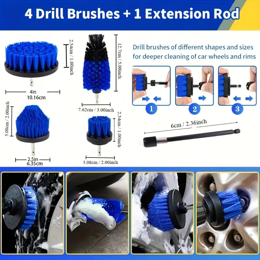 27 Pcs RV Car Wash Kit, Car Accessories, Cleaning Supplies, Car Cleaning Brush, Car Repair Kit, Car Repair Brush, Bathroom