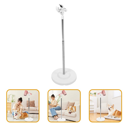 🐾 Adjustable Hands-Free Dog Hair Dryer Holder – 360° Flexible Arm Grooming Stand