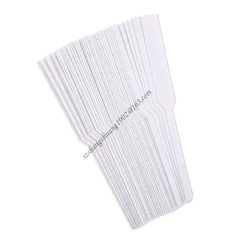 Q6RB Disposable Test Strips 100pcs/set White Blotter Essential Oils Paper for Aromatherapy Testing Fragrance