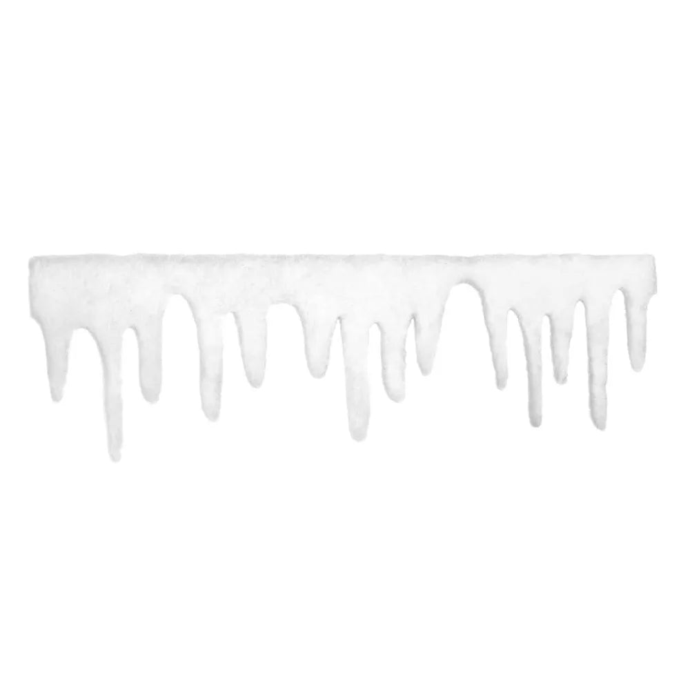 1pc 120x36cm Christmas Fake Snow Blanket Icicle Snow Fireplace Blanket Roll Snow Blanket Village Fluffy Icicle Snow Table Runner