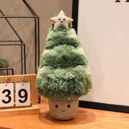 The latest Christmas tree safety fruit figurine Kawaii stuffed plush toy figurine cartoon anime cute gift fun doll Christmas