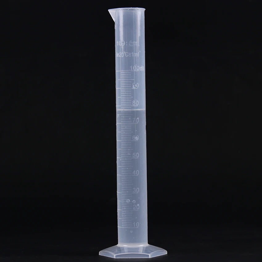 1pcs 50ml/100ml/250ml/1000ml Transparent Measuring Plastic Graduated Cylinder Lab Measuring Cup Laboratory Tools