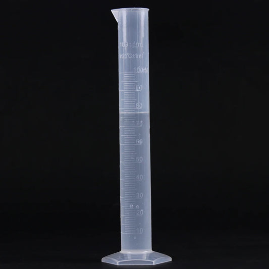 1pcs 50ml/100ml/250ml/1000ml Transparent Measuring Plastic Graduated Cylinder Lab Measuring Cup Laboratory Tools