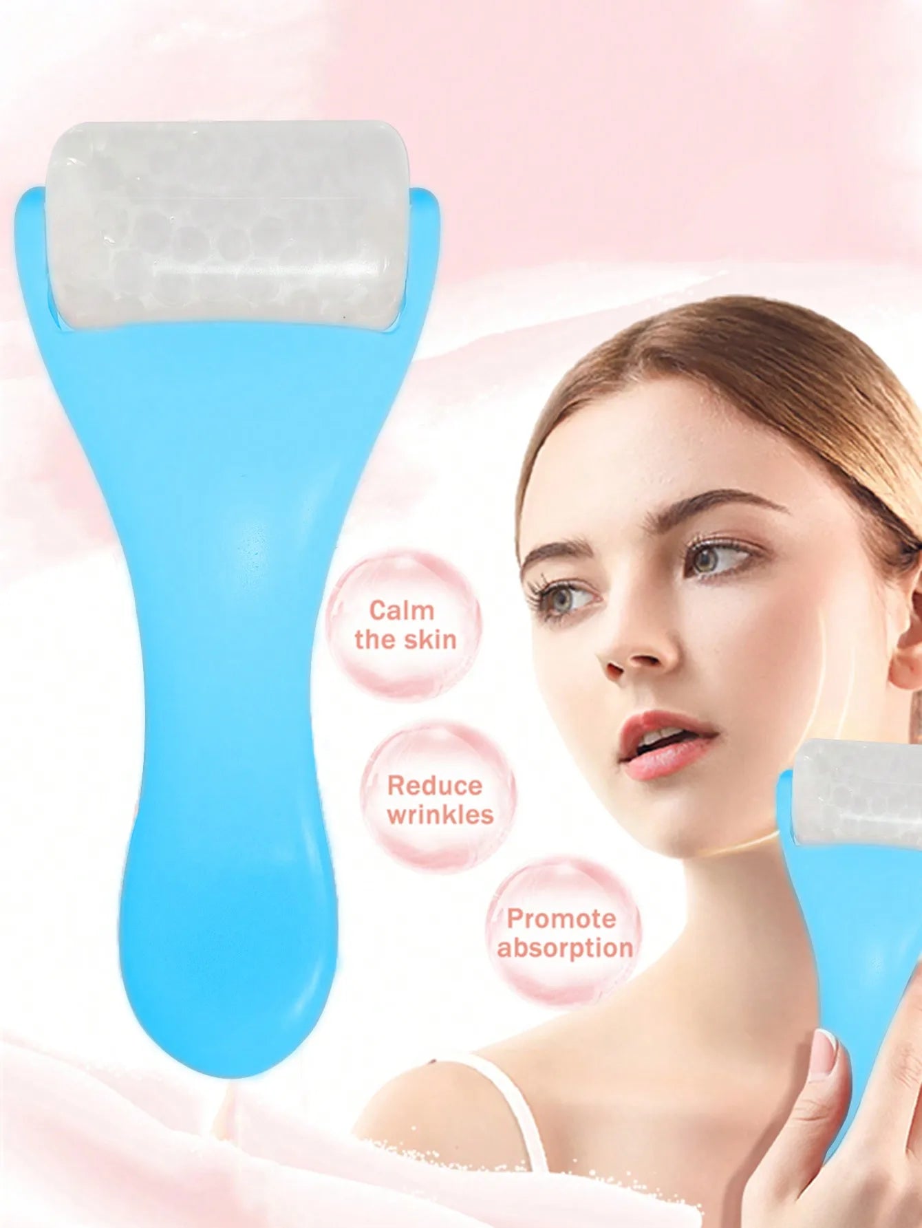 Ice Face Roller Massager – Facial Lifting & Wrinkle Remover Tool for Skin Care