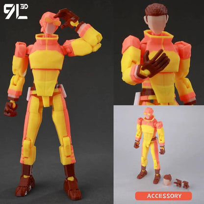 9L3D Lucky 13 Invincible Boy Conquer Omni Action Figure 3D Printed Anime Model Multi-Jointed Poseable Collectible Toy Gift Fan