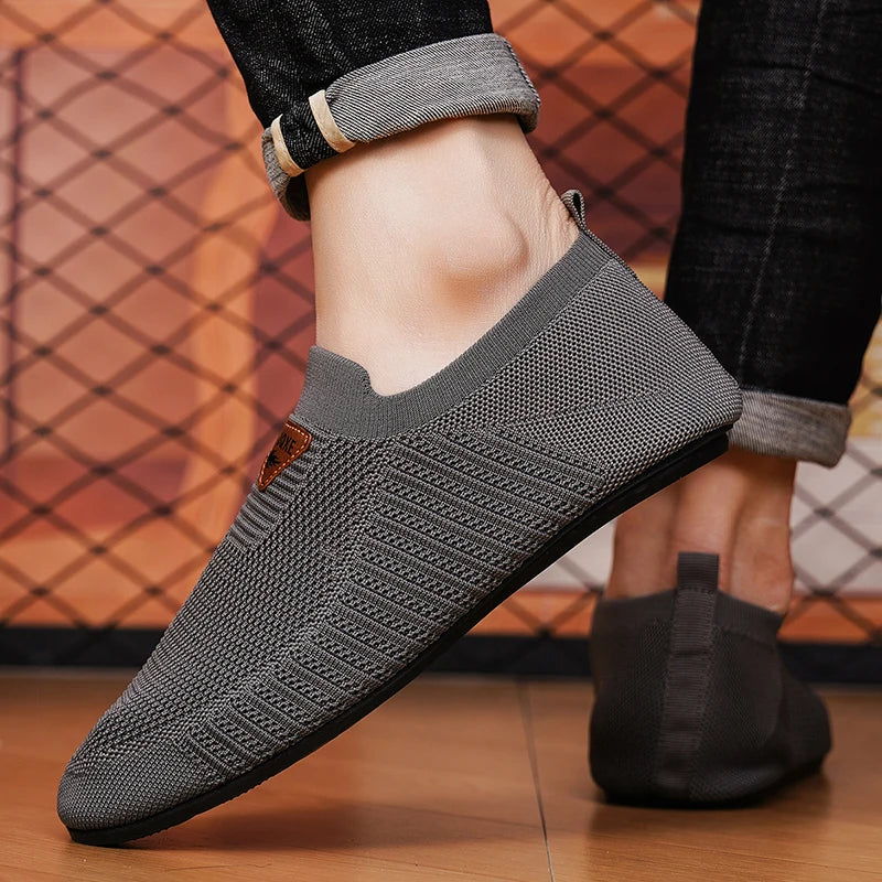 YRZL Mens Loafers Breathable Mesh Summer Lightweight Driving Moccasins Slip on Casual Shoes for Men Comfortable Walking Shoes