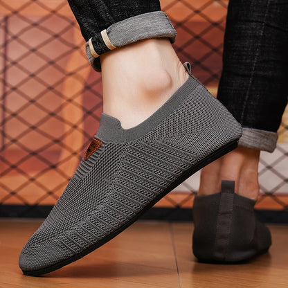 YRZL Mens Loafers Breathable Mesh Summer Lightweight Driving Moccasins Slip on Casual Shoes for Men Comfortable Walking Shoes