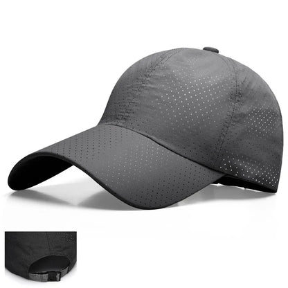 Running Hat Mesh Sports Cap Lightweight Quick Drying Runner Cap for Men Wom