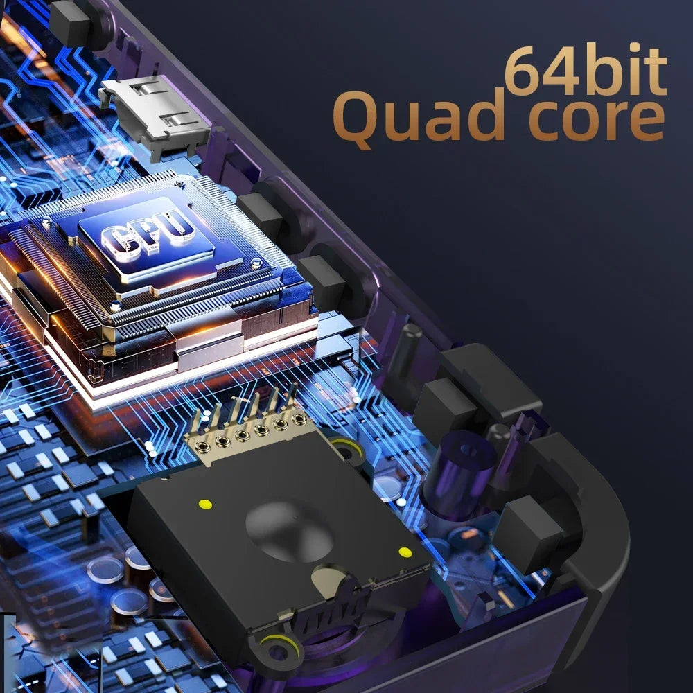 R36H Retro Handheld Video Game Console Linux System 3.5 Inch IPS Screen Portable Pocket Video Player R36S 64G 128G Game Boy Gift