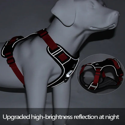 Reflective Tactical Dog Harness – 1680D Waterproof Oxford Cloth for Medium to Large Breeds