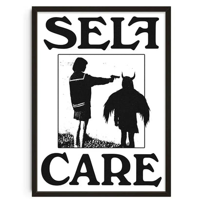 Retro Abstract Nourishing Soul Classic Wall Art,  Canvas Print Poster, Suitable for Home, Living Room, Room Decoration Painting