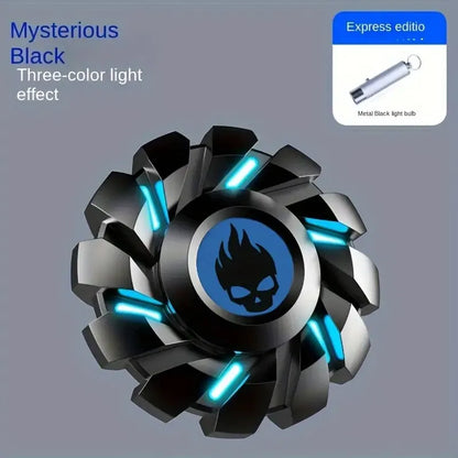 Luminous Fidget Spinner EDC Metal High-grade Stress Relief Rainbow Light Fingers Toy For Children Adult Fast Delivery Products