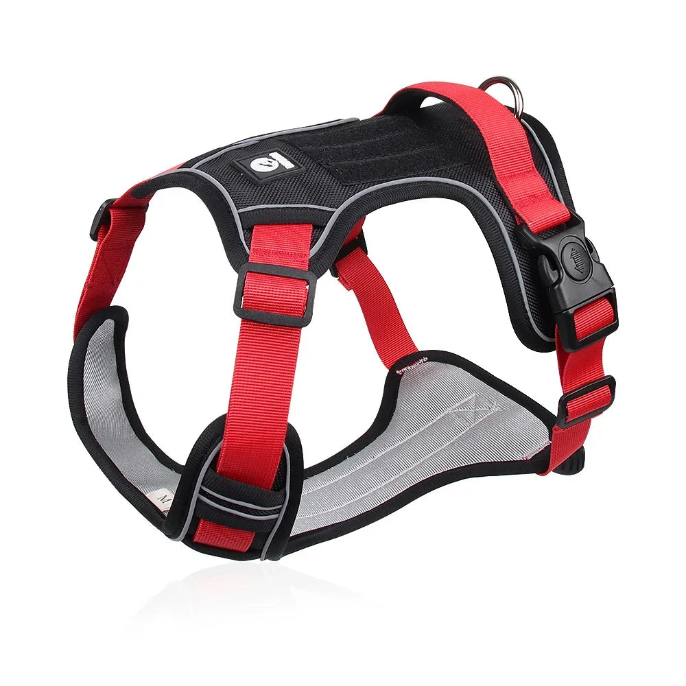 Reflective Tactical Dog Harness – 1680D Waterproof Oxford Cloth for Medium to Large Breeds