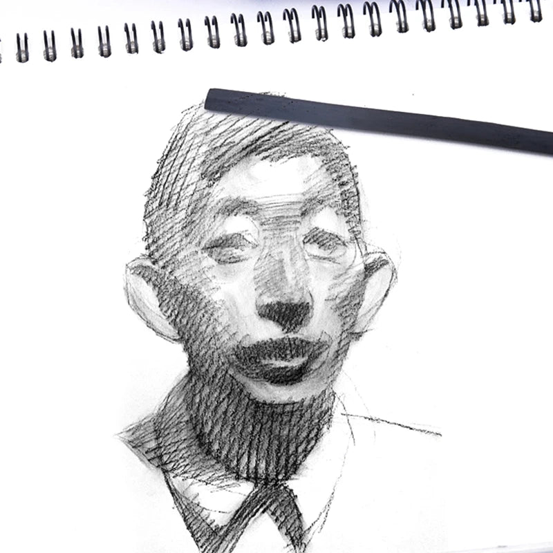 Vine Charcoal Medium Sketch Set – 25 pcs (Drawing / Shading / Blending)