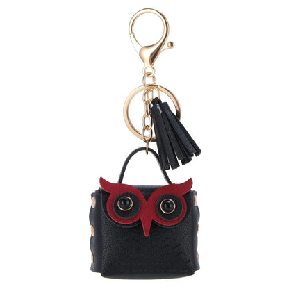 Mini Owl Coin Purse Keychain Bag – Small Pouch Backpack Decoration for Women Girls