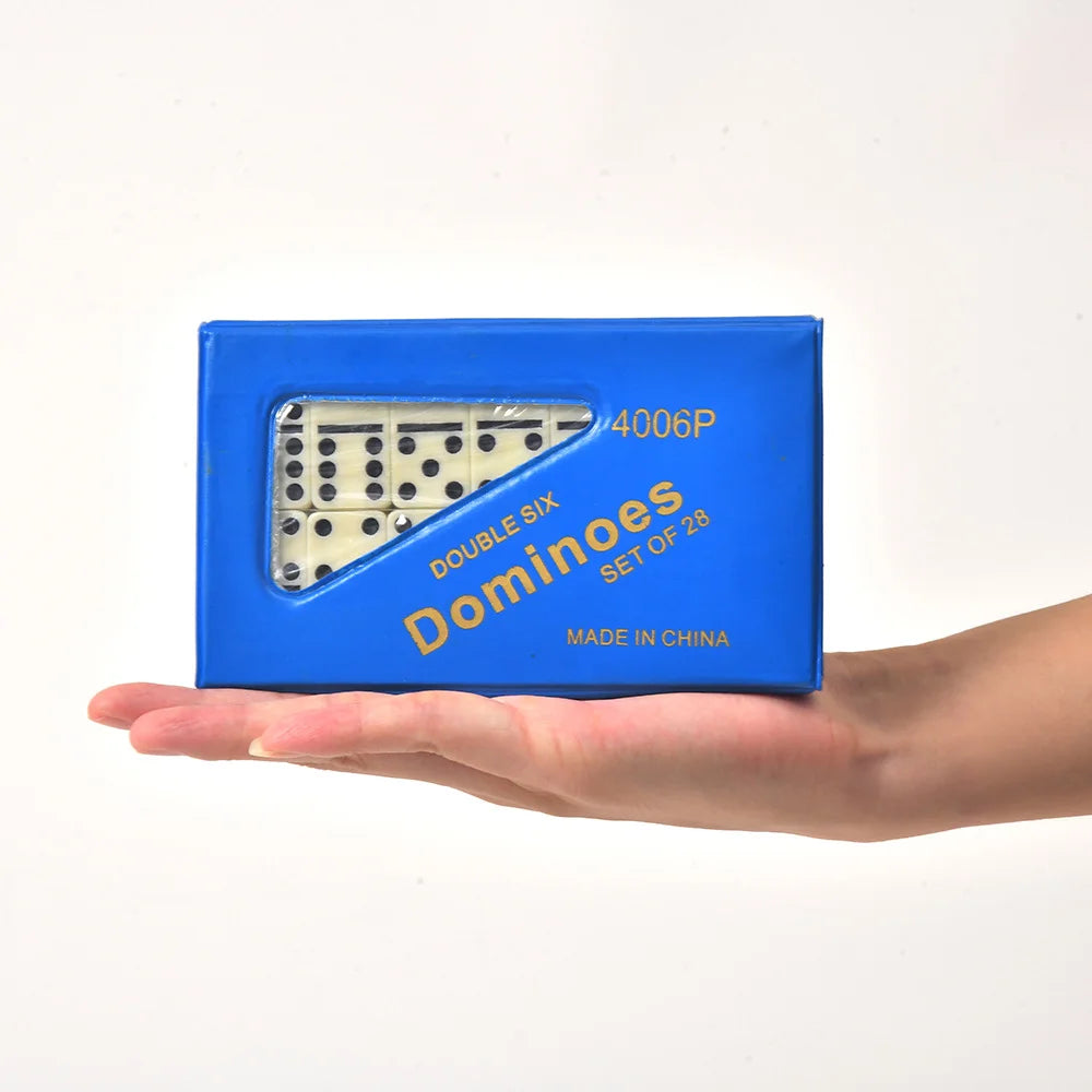 1 Pc Box Dominoes Nine Dominoes Pvc Packaging Push Cards Indoor And Outdoor Game Boards