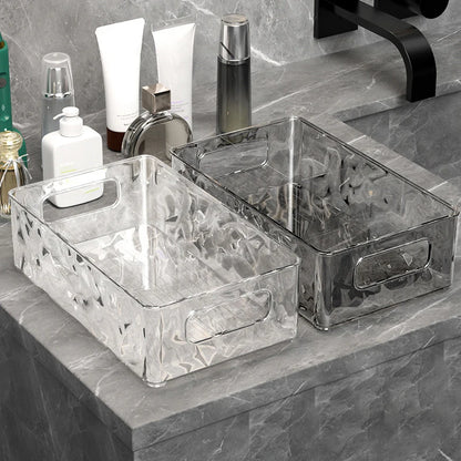 Crystal Clear Luxury Makeup Organizer – Premium Cosmetic & Skincare Storage Box