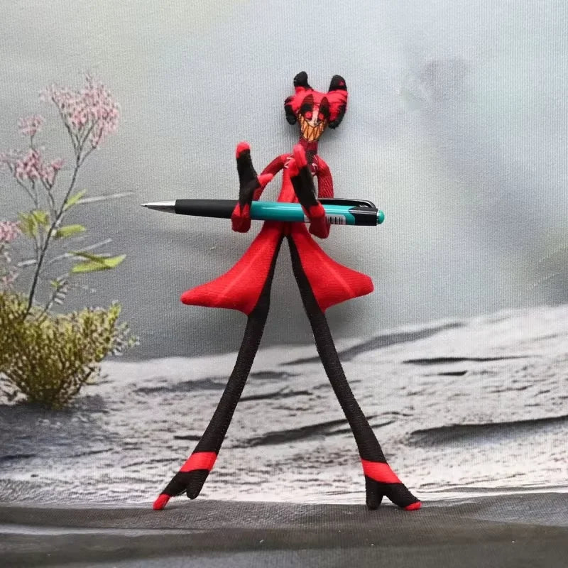 Hazbined Hotels Plush Toy Alastor Soft Stuffed Animal Vee Nifty Doll Blind Box Collectible for Fans of Movies & TV