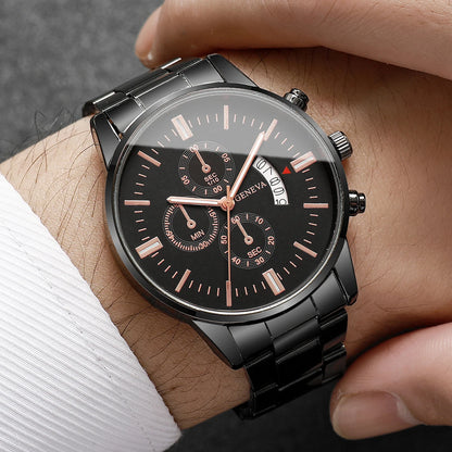 Men’s Luxury Business Quartz Watch Calendar Fashion Wristwatch Relogio Masculino