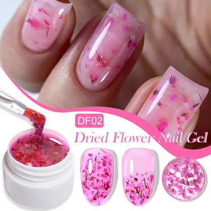 LILYCUTE 7ml Glitter Gel Nail Polish – Shimmering Sequins for Sparkling Manicures