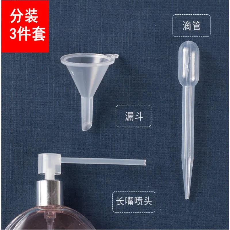 New 5ml/10ml High-end Perfume Bottle Square Glass Spray Bottle Travel Portable Sample Fragrance Atomizer Refillable Container