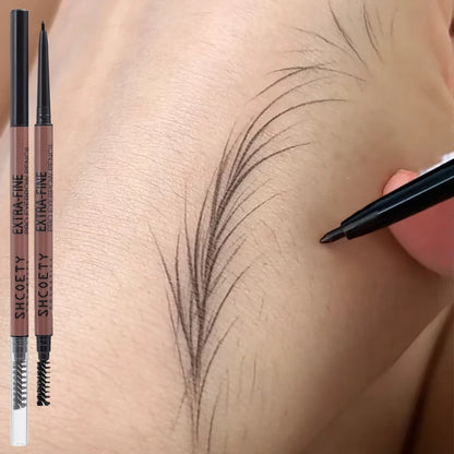 Ultra-Fine Head Dark Brown Eyebrow Pencil – Waterproof, Long-Lasting, Quick-Drying