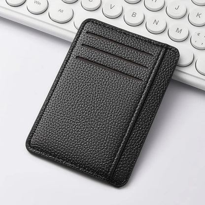 Men’s Slim Minimalist RFID Front Pocket Wallet Leather Credit Card Holder