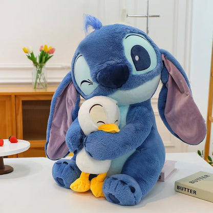 30-45cm Stitch Anime Figure Cute Cartoon Plush Sofa Pillow Appease Toy Fashion Bedroom Decoration Christma Gift For Boy And Girl