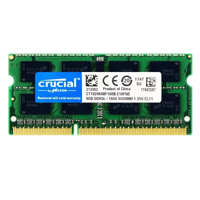 DDR3L 4GB 8GB Laptop Ram 1066mhz 1333mhz 1600Mhz 1866Mhz PC3L 10600S 12800S 204Pin 1.35V SODIMM Notebook Memory DDR3L RAM