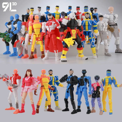 9L3D Lucky 13 Invincible Boy Conquer Omni Action Figure 3D Printed Anime Model Multi-Jointed Poseable Collectible Toy Gift Fan