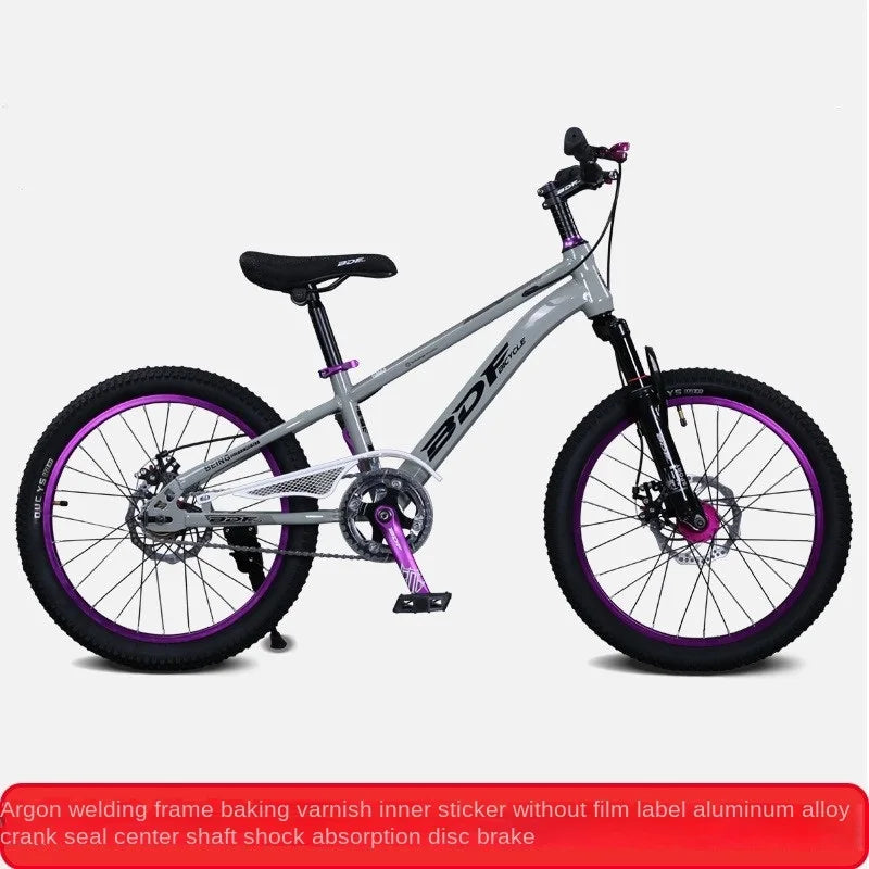 Cooya Children's Bicycle 22/24 Inch Mountain Bike Dual Disc Brake High Carbon Steel Hard Frame Suitable For 10-16 Years Old 2025