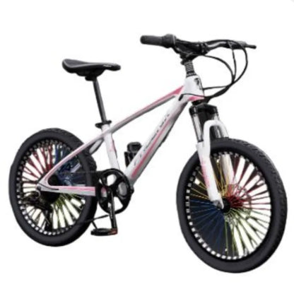 FJ magnesium alloy luminous Ximano variable speed shock-absorbing full bearing mountain bike for young adults 22 inch road bikes