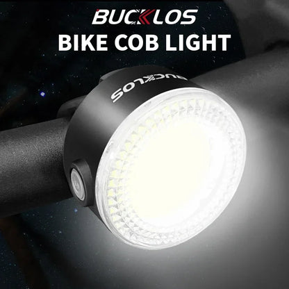 BUCKLOS Bike Light COB Front Rear Bicycle Lights LED Rechargeable Mountain Road Bicycle Lamp MTB Tail Light Cycling Flashlight