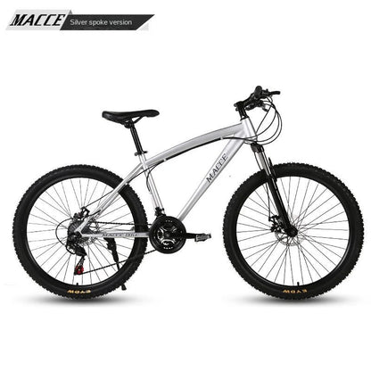 FJ High Carbon Steel Adult Shock Absorber Variable Speed Dual Disc Brake Mountain Bike Male Or Female Disc Brake 26 Inch Bicycle