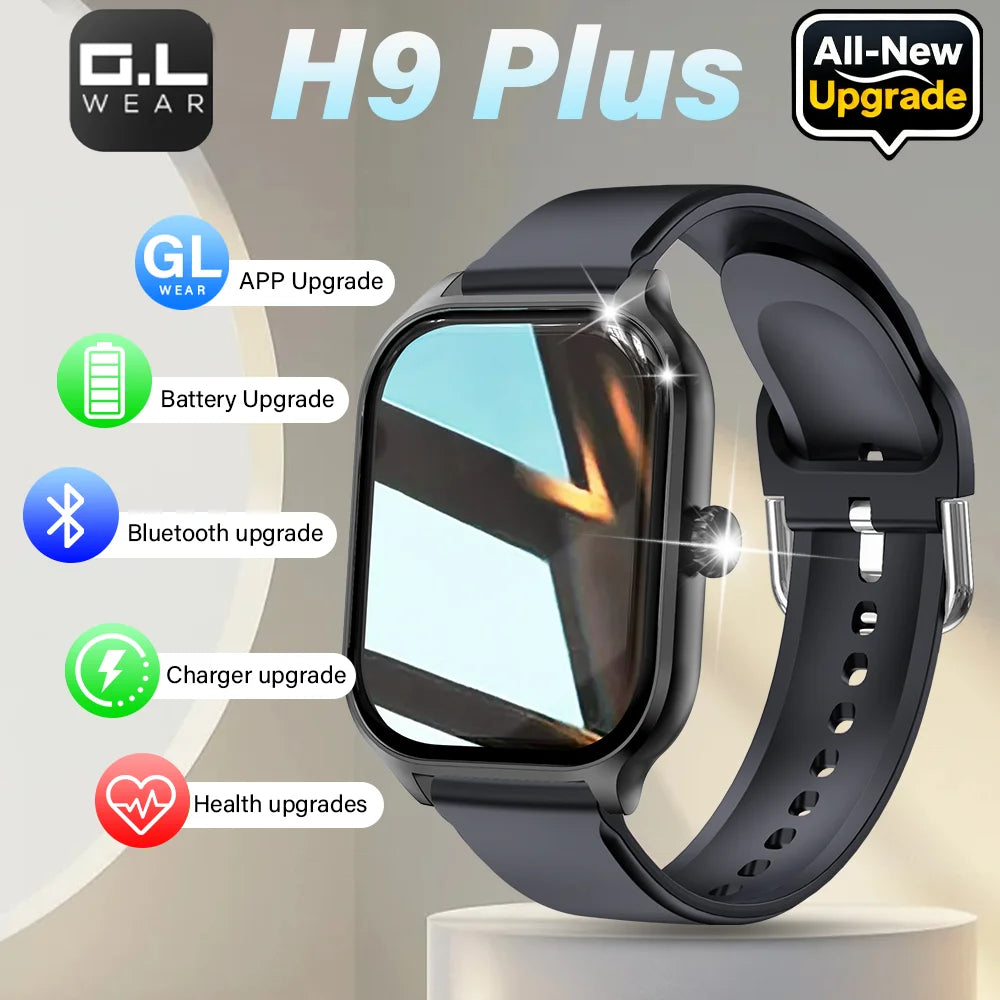 LAXASFIT 2025 Smartwatch Bluetooth Talk Full Touch Heart Rate Fitness Tracker