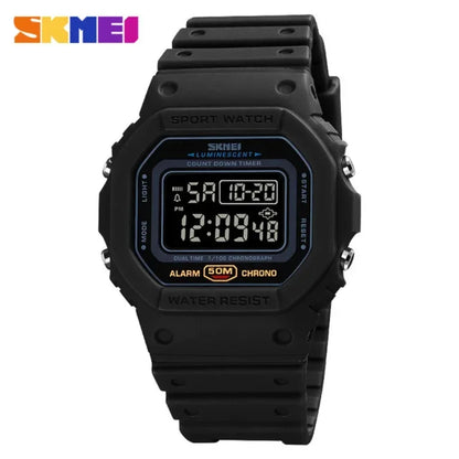 SKMEI 1628 Luxury Digital Men's Watch Sports Waterproof Military Backlight