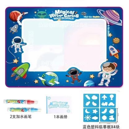 Oversized Magical Water Canvas pens Montessori Toys Learning Blanket Writing Children Drawing Repeated Graffiti Painting kid toy
