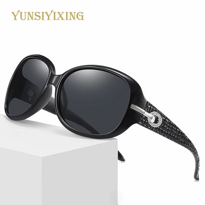 Polarized Women’s Sunglasses Big Frame Vintage Fashion UV400 Designer Eyewear