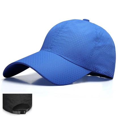 Running Hat Mesh Sports Cap Lightweight Quick Drying Runner Cap for Men Wom