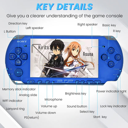 PlayStation Original PSP 3000 Handheld Game Console (PSP-3006) PlayStation Portable 3000 Game Console(Free Games)Cracked version