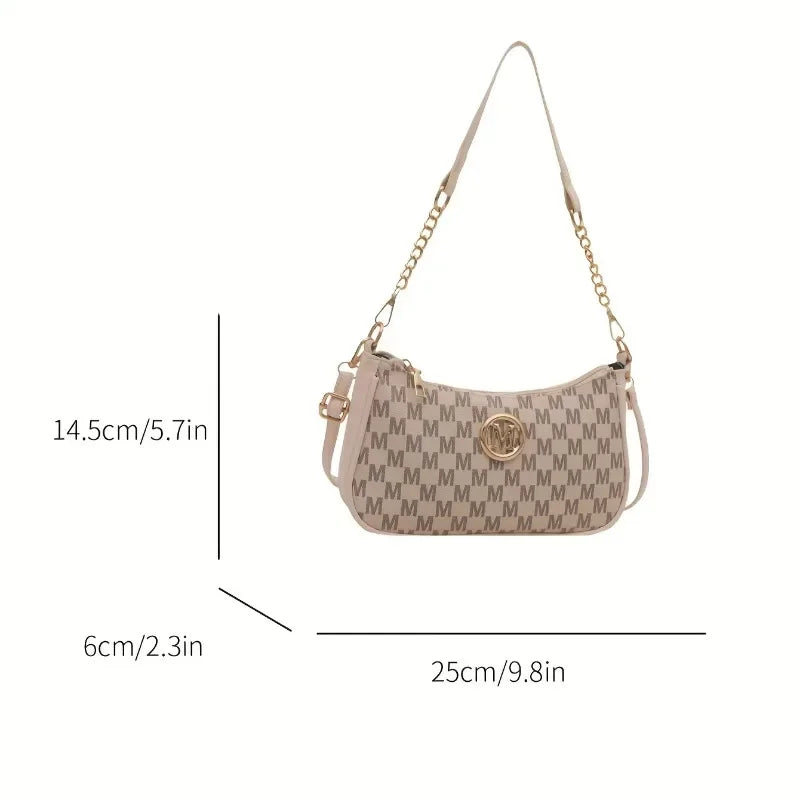 Vintage Style Women’s Crossbody Handbag – Adjustable Strap Messenger Shoulder Tote
