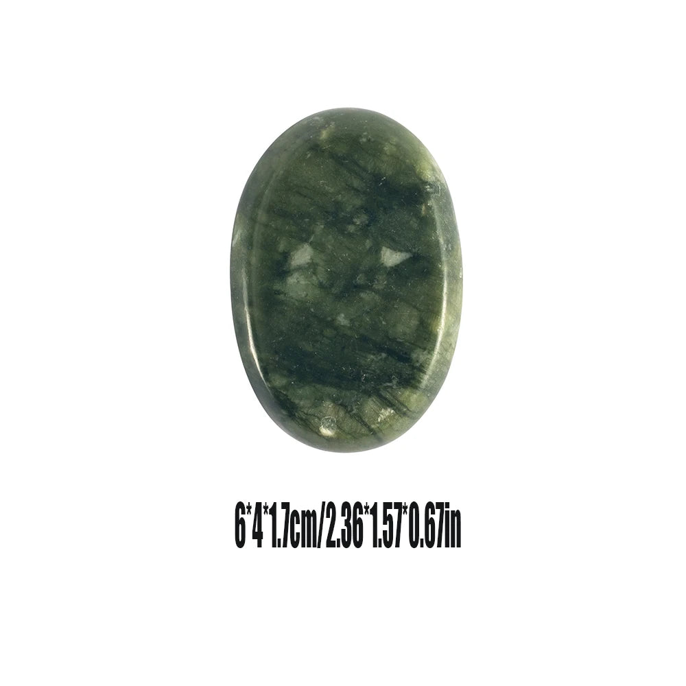 Natural Jade Hot Massage Stone 1PC Full Body Face Neck Relaxation Therapy Tool