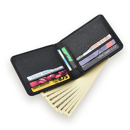 Men's Ultra-Thin Wallet Short Slim Multi-Card Holder Personalized Design