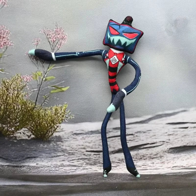 Hazbined Hotels Plush Toy Alastor Soft Stuffed Animal Vee Nifty Doll Blind Box Collectible for Fans of Movies & TV