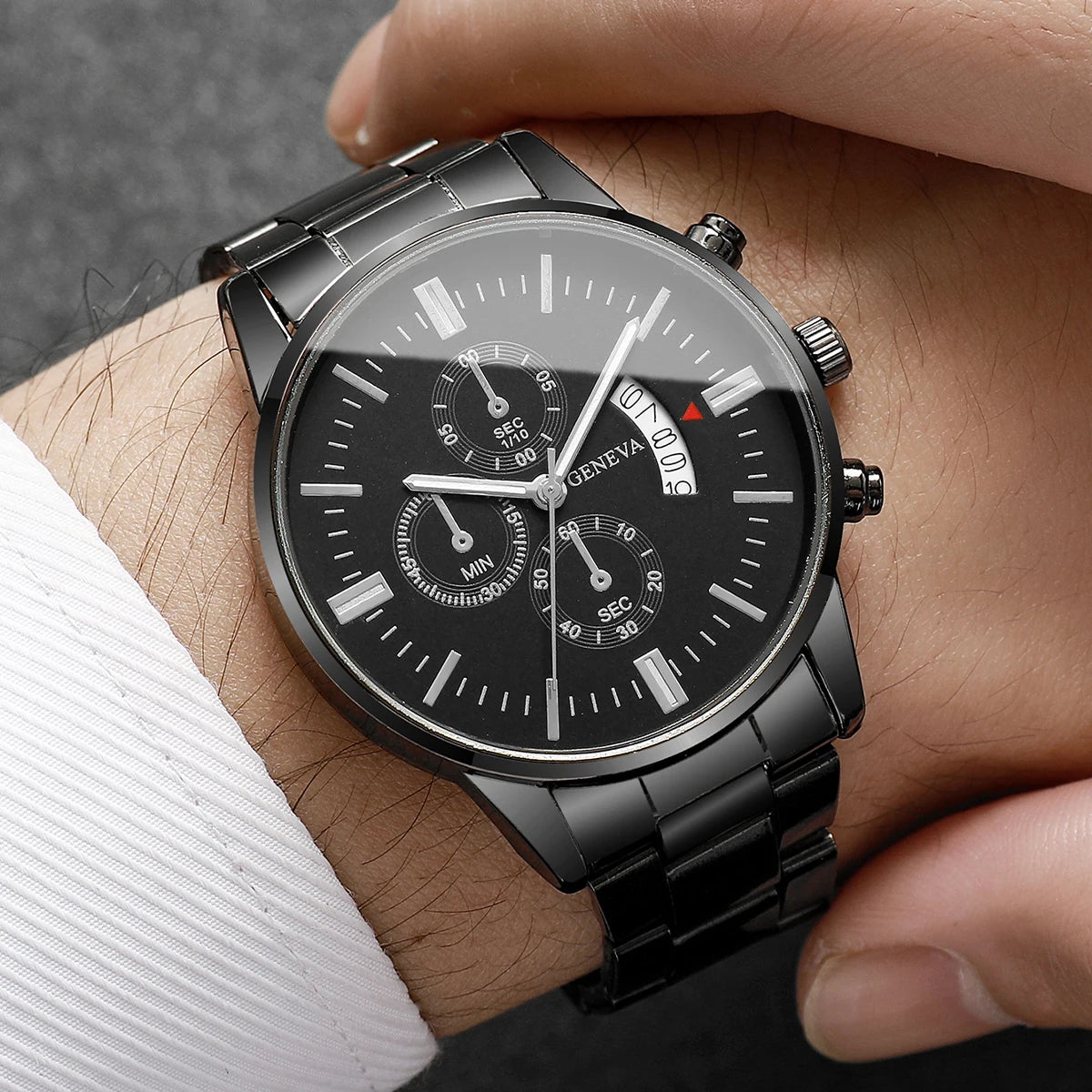 Men’s Luxury Business Quartz Watch Calendar Fashion Wristwatch Relogio Masculino